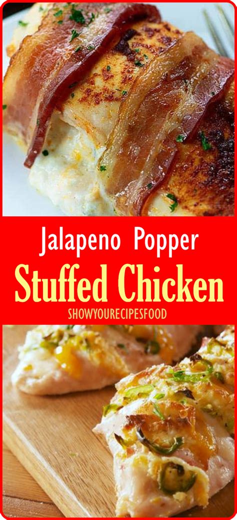 Maybe you would like to learn more about one of these? Jalapeno Popper Stuffed Chicken | Show You Recipes