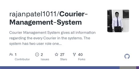 GitHub Rajanpatel1011 Courier Management System Courier Management