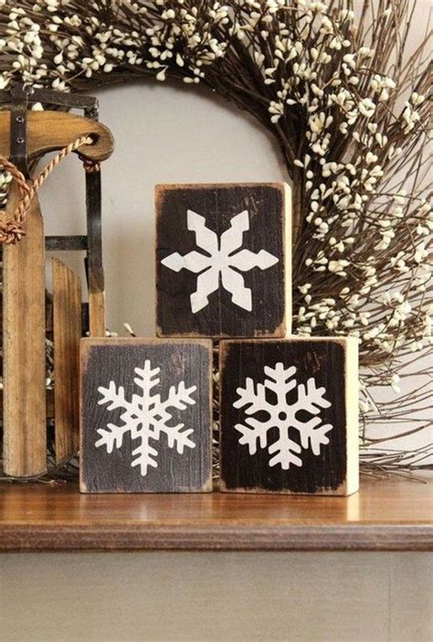 33 Creative Wooden Winter Decoration Ideas Rustic Winter Decor