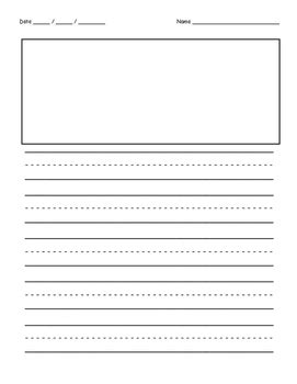 Printable writing paper templates for primary grades. Elementary Writing Paper by Mrs Wilson | Teachers Pay Teachers