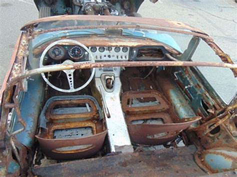 Jaguar 1961 E Type 38 S1 Roadster Flat Floor Welder Louver Rare Barn