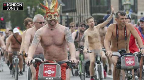 Bonkers Bonkers Naked Bike Riders Take To St Louis Streets Hot Sex