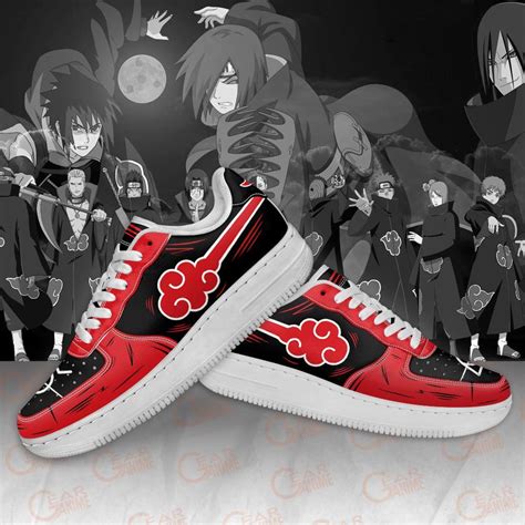 Custom nike air force 1 low donuts ice cream by sneaker boyz. Akatsuki Air Force Shoes Custom Naruto Anime Shoes - GearAnime