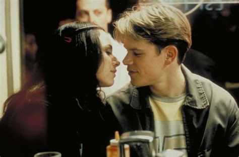 Will hunting (damon) is a brilliant mathematician, but also an angry young man. Good Will Hunting