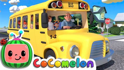 cocomelon wheels on the bus lyrics