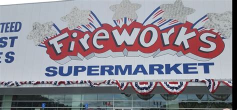 Fireworks Supermarket Just Across The Tennessee State Line Lots Of