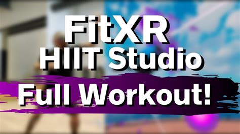 Fitxr Hiit Workout Full Class Gameplay Release Date Today Youtube