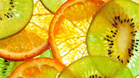 Wallpaper Kiwi Orange Fruit 5k Food 15353