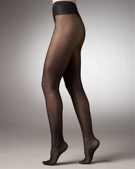 Lyst Wolford Neon 40 Glossy Tights In Black