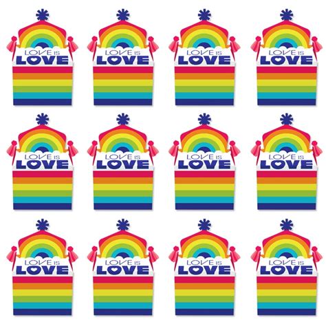 Love Is Love Gay Pride Treat Box Party Favors Lgbtq Etsy