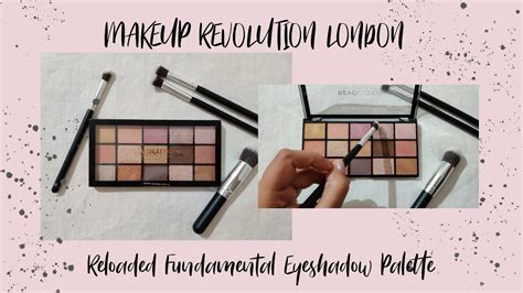 makeup revolution london reloaded fundamental eyeshadow palette swatches and review alka