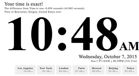 See The Exact Time And 4 More Awesome Time Tools