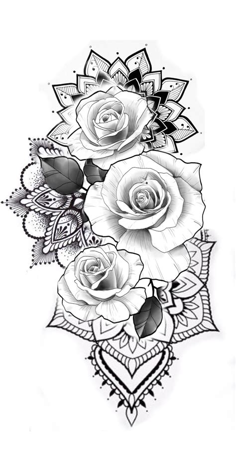 But With Sunflowers Floral Tattoo Design Mandala Tattoo Design Flower