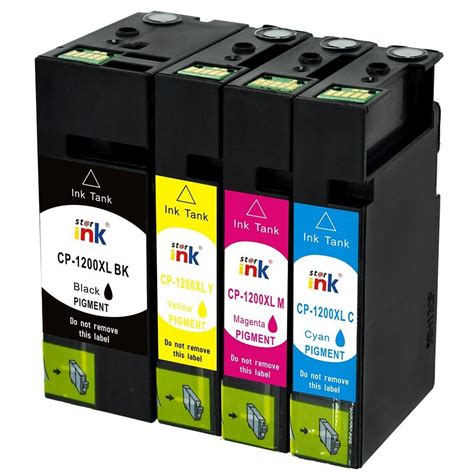 Hot 4 Pack Compatible Ink Cartridge Replacement For Canon Pgi 1200