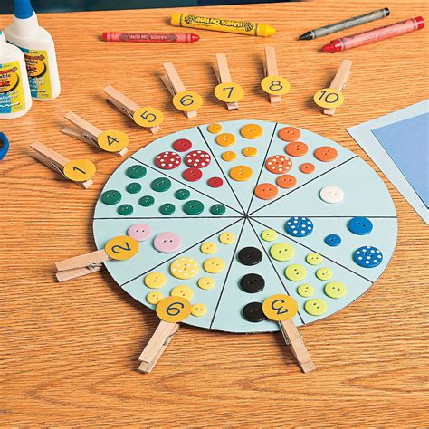Clothespin Counting Wheel Idea Alphabet Activities Preschool Toddler