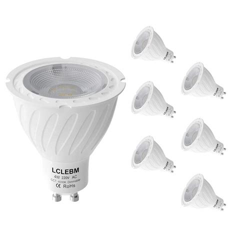 Buy Gu10 Led Bulbs 4000k 4w Dimmable Neutral Light Spotlight Light