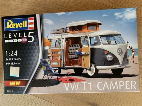 Revell Vw T1 Camper 124 07674 Modellbau Dangelmaier