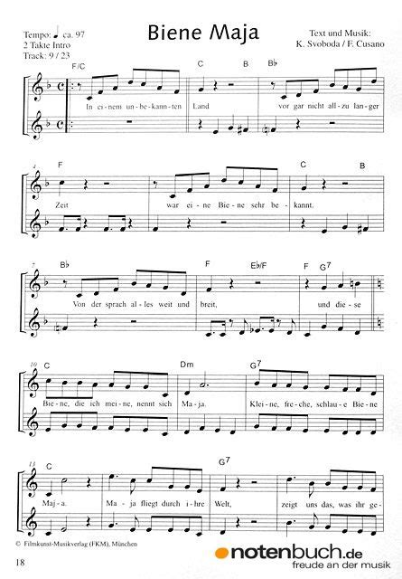 Sie können es kostenlos herunterladen in zwei. Biene maja lied text und noten ALEBIAFRICANCUISINE.COM