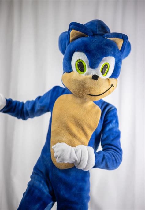 Sonic The Hedgehog Kids Cosplay Costume Handmade Etsy Sonic