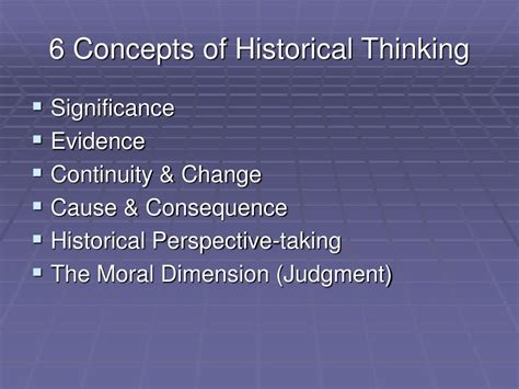 Ppt Learning Historical Thinking Powerpoint Presentation Free