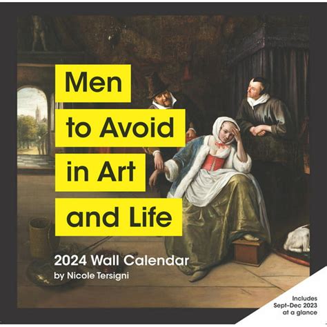 Men To Avoid In Art And Life 2024 Wall Calendar Calendar