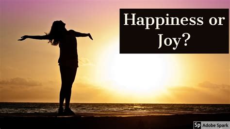 Happiness Or Joy Youtube
