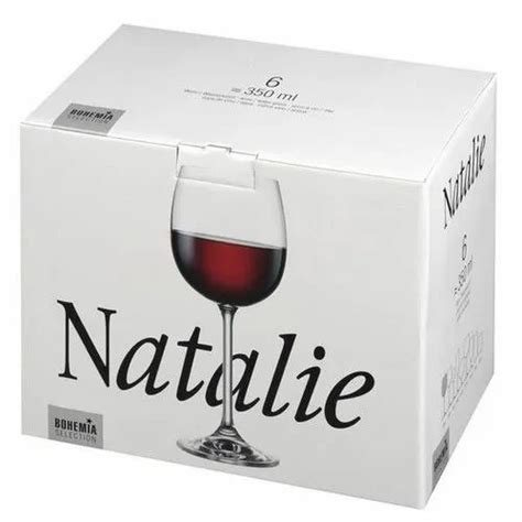 Bohemia Crystal Natalie Wine Glass 350 Ml क्रिस्टल वाइन ग्लास