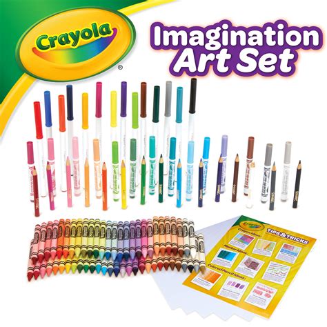 Crayola Imagination Art Coloring Set Beginner Child 115 Pieces