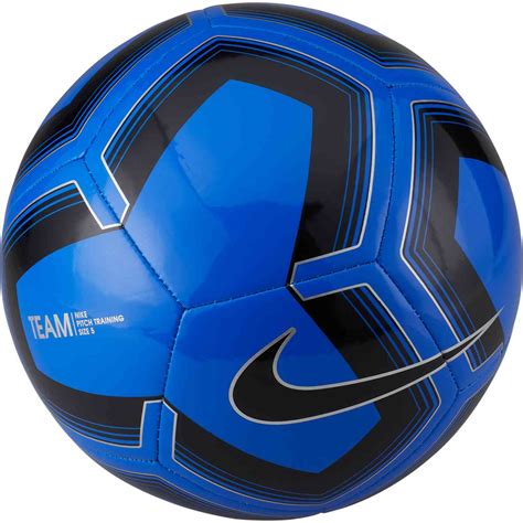 Nike Pitch Training Soccer Ball Racer Blue Soccerpro