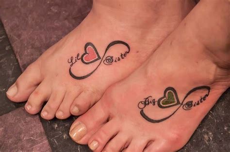 Matching Sister Tattoos Infinity