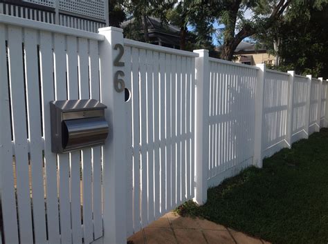 Queensland Meets Hamptons Style Front Fence 125mm Hardwood Posts