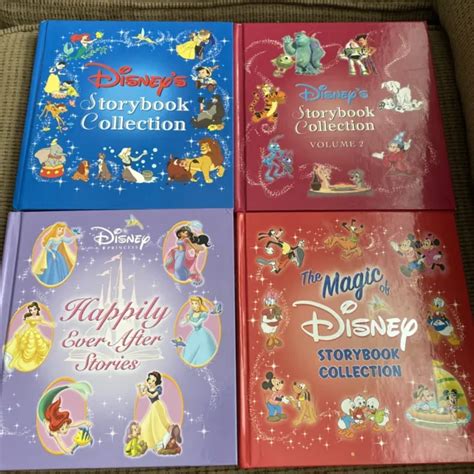 Disneys Storybook Collection Bedtime Favorites Princess Hardcover Books Lot 4 2495 Picclick