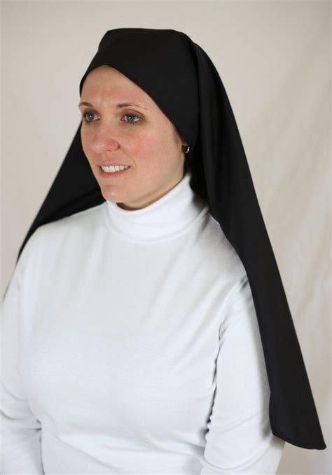 31 Inch Black Veil Catholic Nun Nuns Habit New Nuns Habits Black Veil Catholic