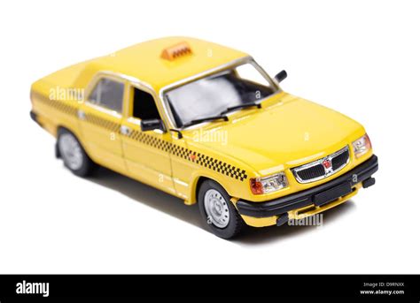 Toy Yellow Taxi Cab Stock Photo Alamy