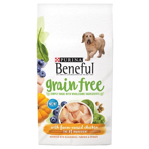 Hello, i have a question is grain free food better than regular dog food? Purina Beneful Grain Free Natural Dry Dog Food Grain Free ...