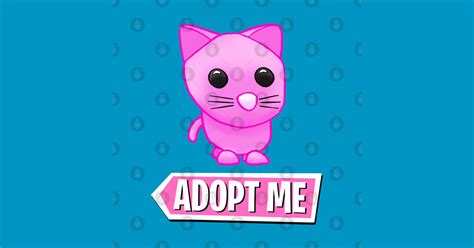 Pink Cat With Logo Adopt Me Laptop Schutzhülle