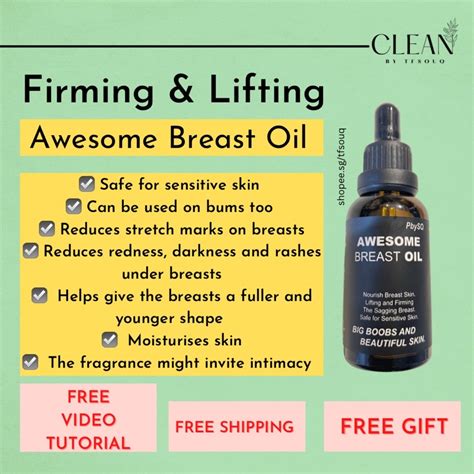 Pbyso Awesome Breast Oil Abo For Saggy Breasts Enlargement Matured