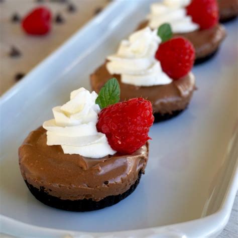 BAILEYS Irish Cream No-Bake Mini Cheesecakes