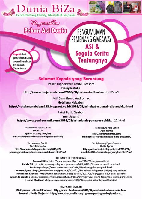 Check spelling or type a new query. Pengumuman Pemenang Give Away ASI dan Segala Ceritanya ...