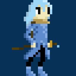 These are a part of a humungous pack (350+) of 32x32 creatures for sale. 32x32 Rimuru | Personagens pixel, Personagem, Desenho