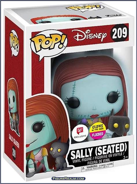 Sally Seated Glow In The Dark Flocked Nightmare Before