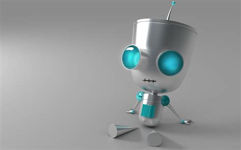 Petit Robot Salut Technologie Fonds Décran Hd Robot Wallpaper