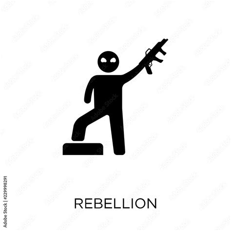 Rebellion Icon Rebellion Symbol Design From Army Collection Simple Element Vector Illustration