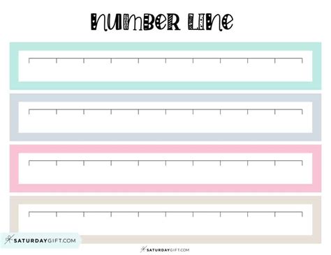 Blank Number Lines Free Printable Paper Printable Blank Number Line