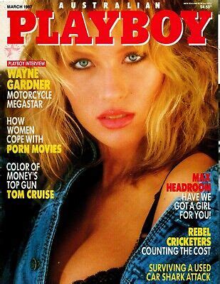 Australian Playboy Magazine March Julie Peterson Tom Cruise