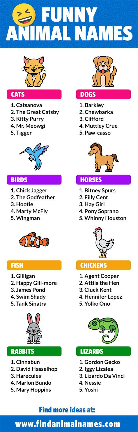 Funny Animal Names