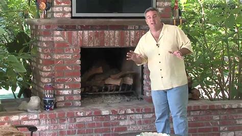 Brick Outdoor Fireplace Design Youtube