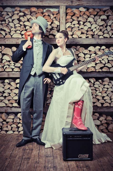 Femaleagent stud has natural talent. 15 Awesome Rock 'n' Roll Couples on Their Wedding Day ...