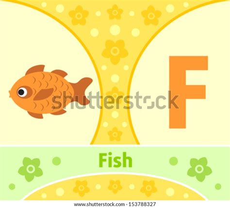 English Alphabet Fish Stock Vector Royalty Free 153788327 Shutterstock