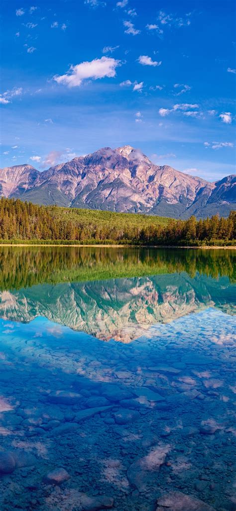 Earth Lake Nature Reflection Mountain 1080x2340 Phone Hd Wallpaper